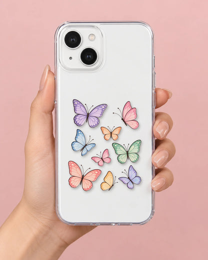 Butterfly Garden phone makeover pack on a phone case
