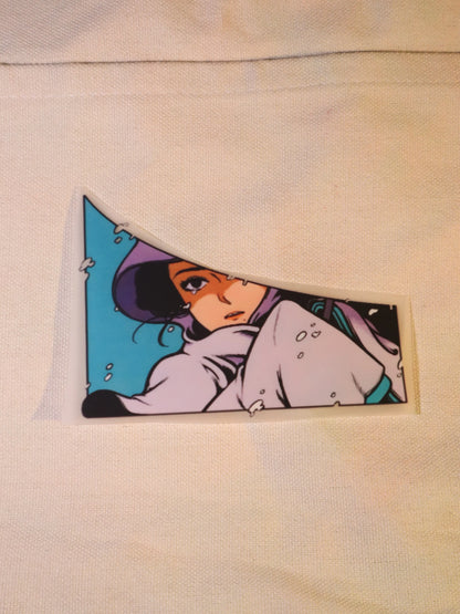 Snow Day Stare | Iron-on Patch | Girlie Pop