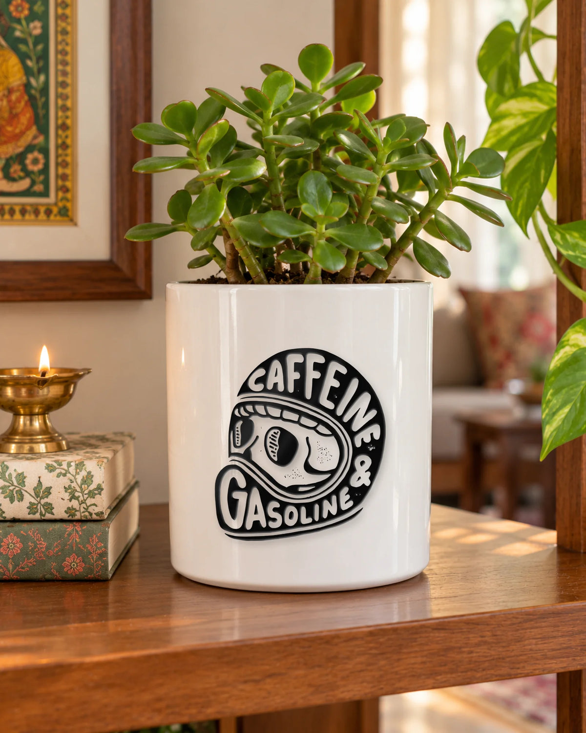 Caffeine & Gasoline hard surface patch mockup