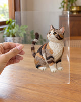 Calico Cutie hard surface patch on clear film