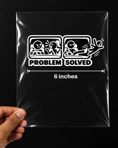 Problem Solved car patch in white on a car