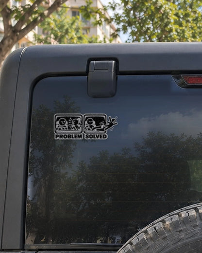 Problem Solved car patch in white on a car