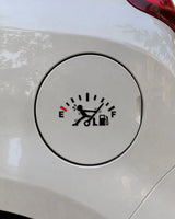 Tank Full Karo car patch in black on a car