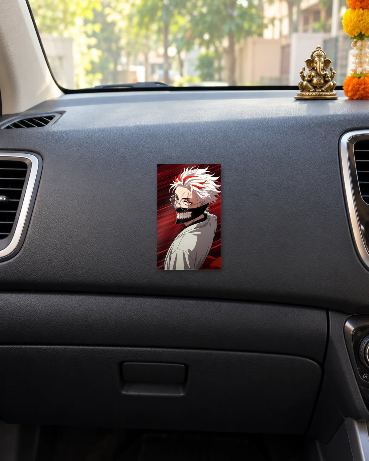 Masked Mayhem hard surface patch mockup