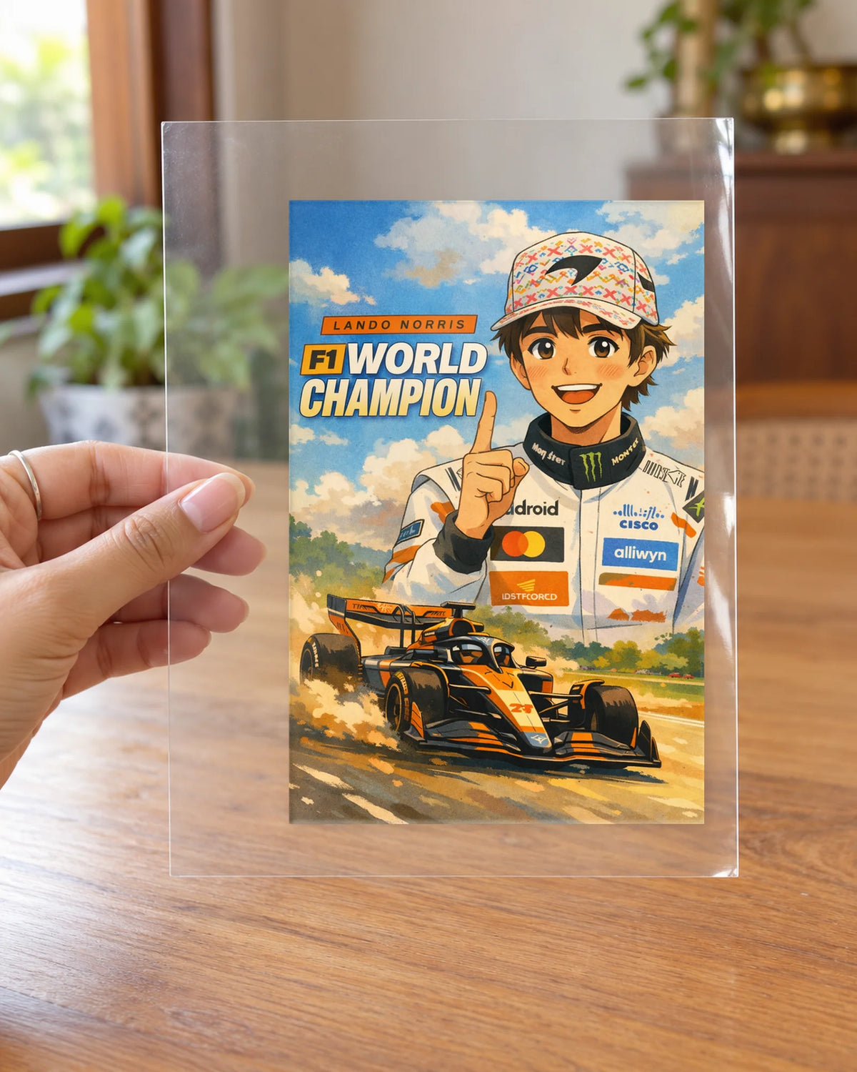 Future Champ hard surface patch on clear film