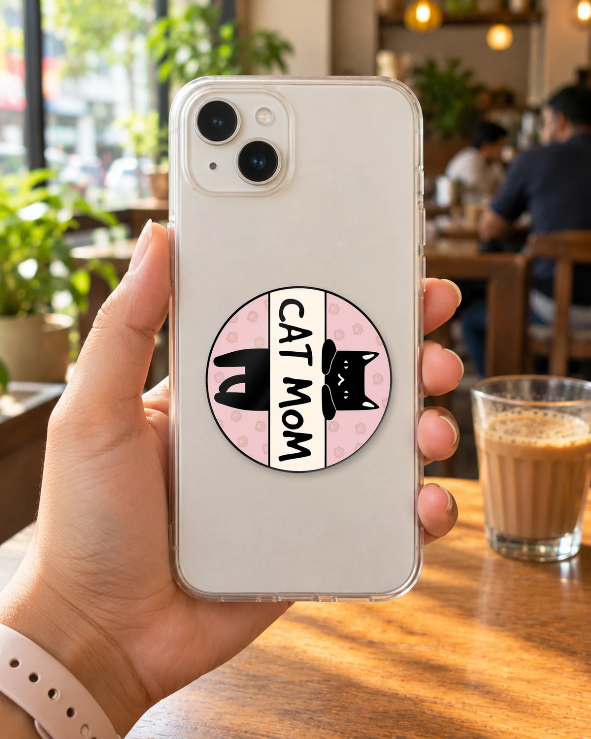 Cat Mom hard surface patch mockup