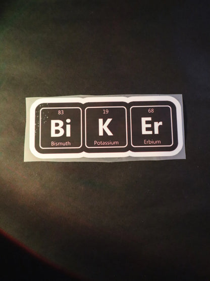 Periodic Biker | Iron-on Patch | Rider's Creed