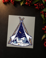 Celestial Camp iron-on patch transfer