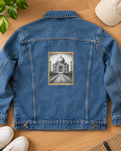 Celestial Gate iron-on patch on clothes
