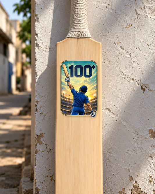 Century Wala cricket bat patch on a bat
