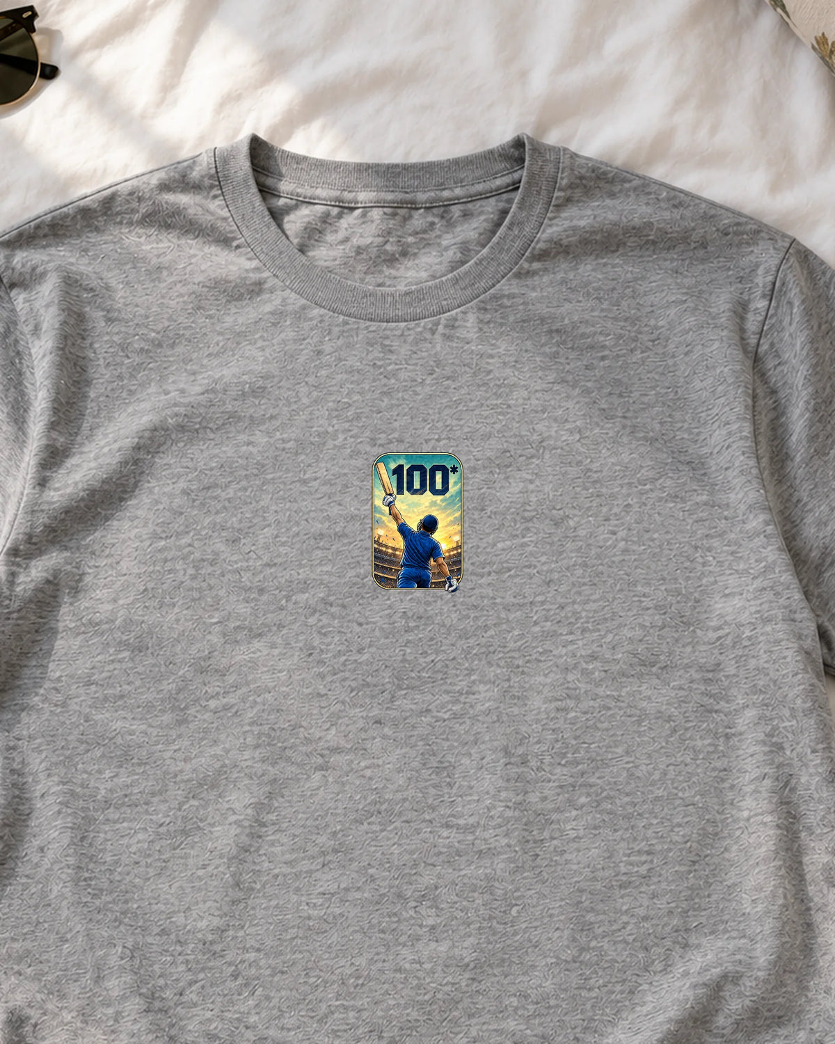 Century Wala iron-on patch on clothes