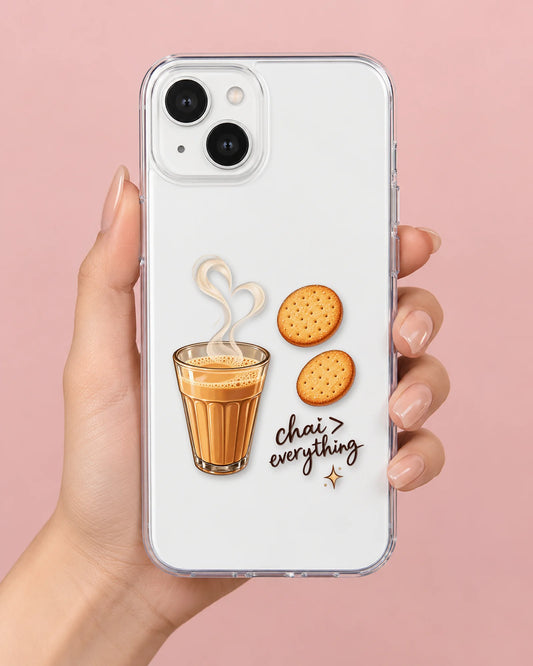 Chai Break phone makeover pack on a phone case