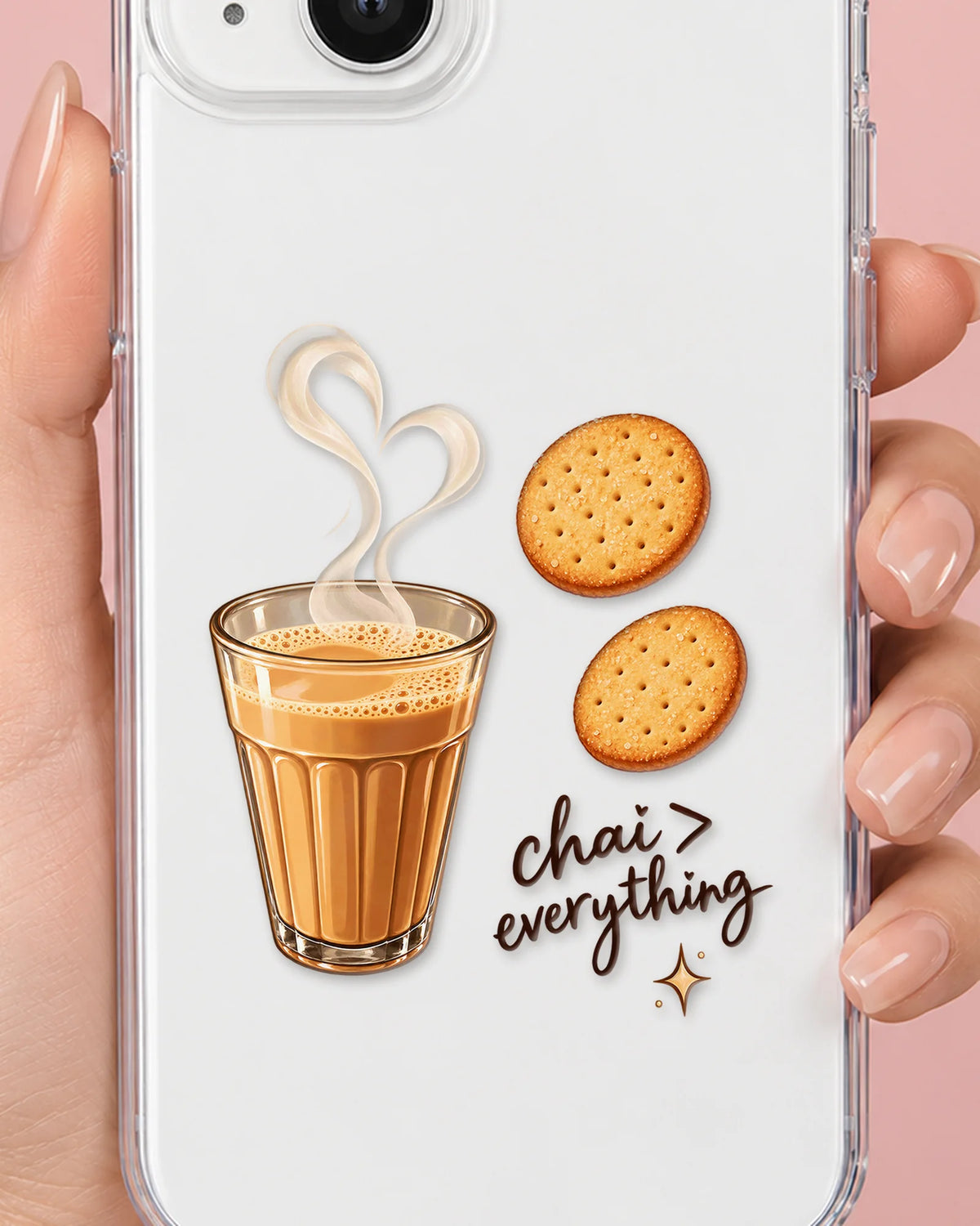 Chai Break phone case close-up