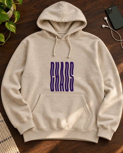 CHAOS iron-on patch on clothes