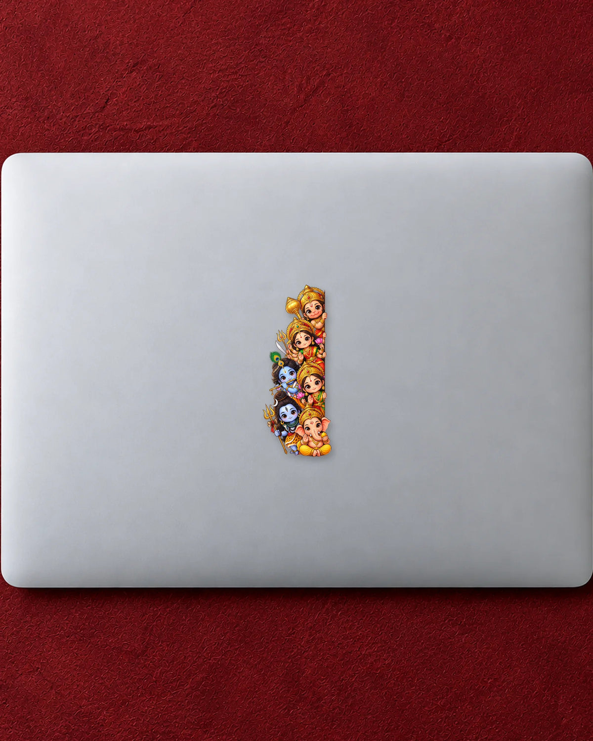 Peekaboo Bhagwan hard surface patch mockup
