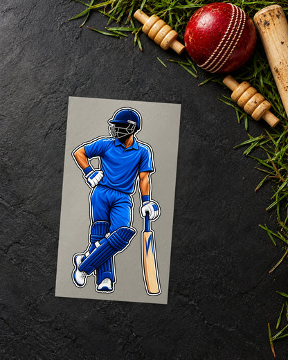 Chill Batsman iron-on patch transfer