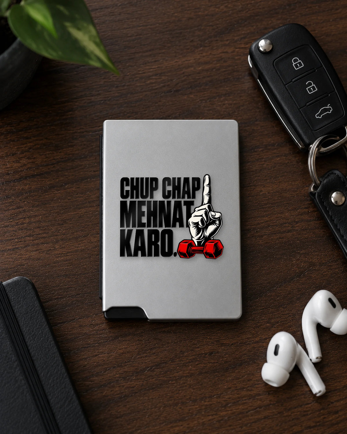 Chup Chap Mehnat hard surface patch mockup