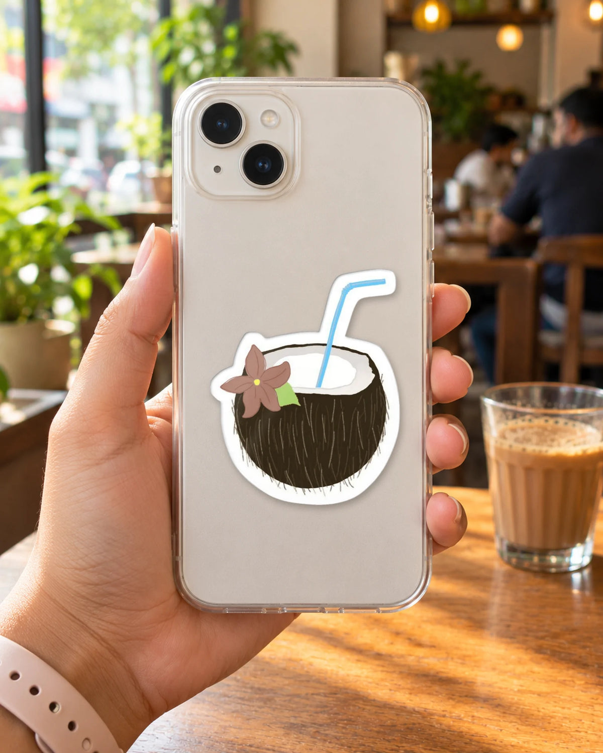 Coco Sippin’ hard surface patch mockup