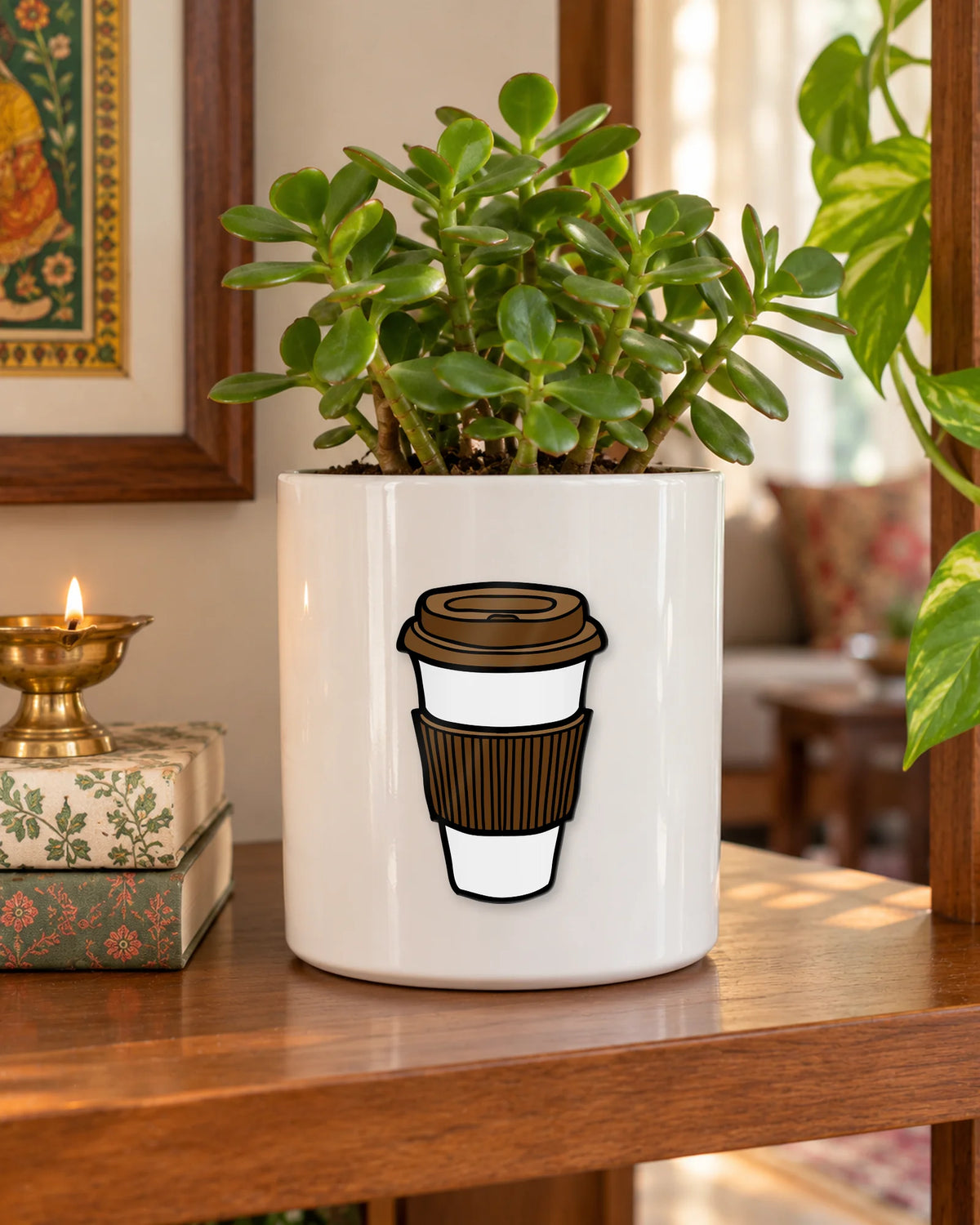 Coffee To-Go hard surface patch mockup