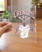 Creatine Overload hard surface patch on clear film