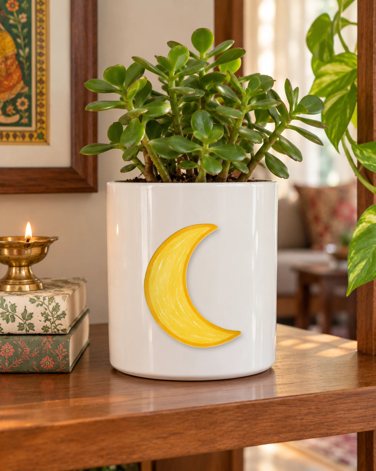 Crescent Crayon sticker mockup