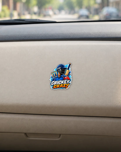 Cricket Crazy hard surface patch mockup
