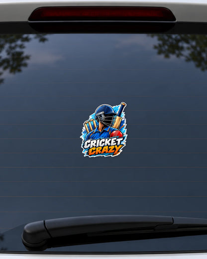 Cricket Crazy hard surface patch mockup