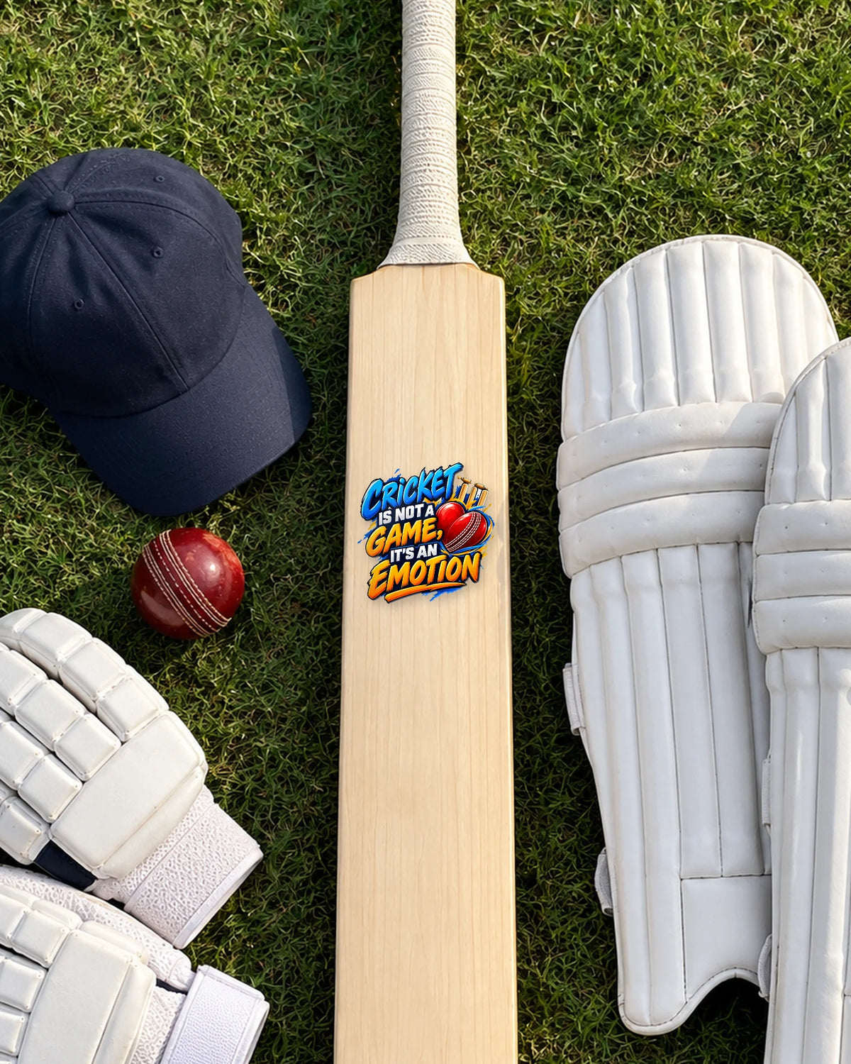 Cricket Is Emotion bat patch with kit