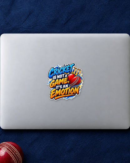 Cricket Is Emotion hard surface patch mockup