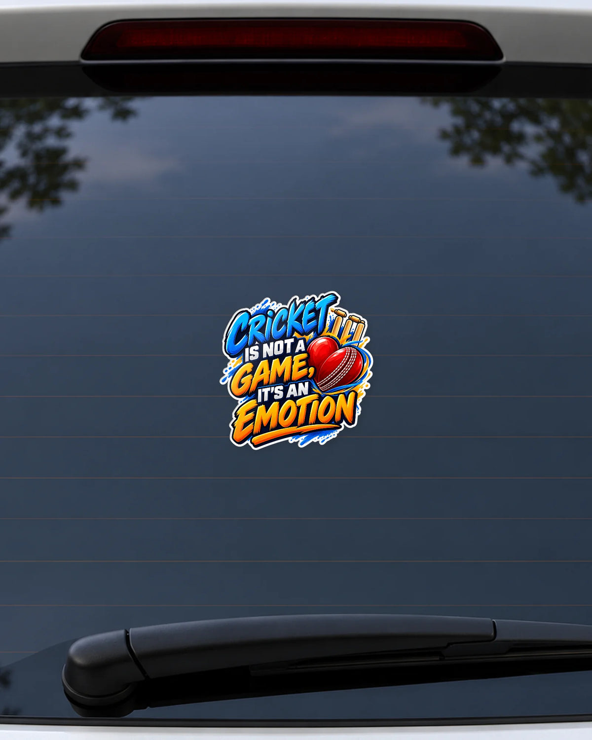 Cricket Is Emotion hard surface patch mockup