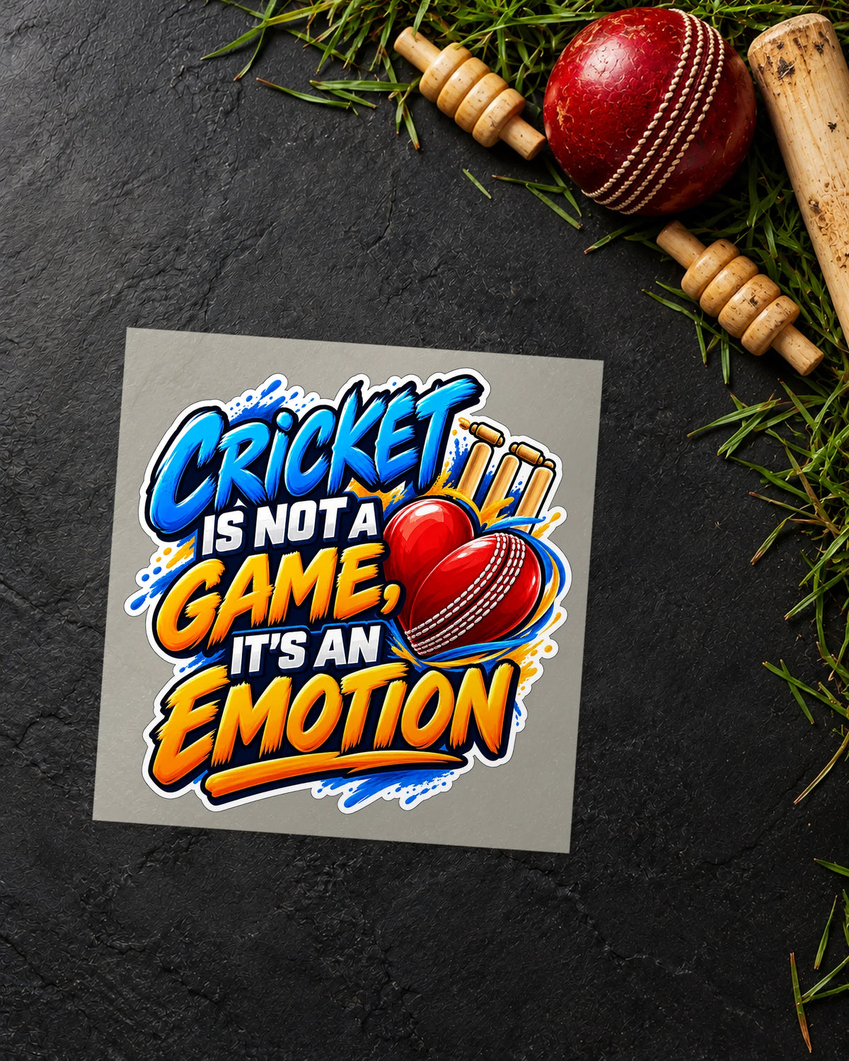 Cricket Is Emotion iron-on patch transfer