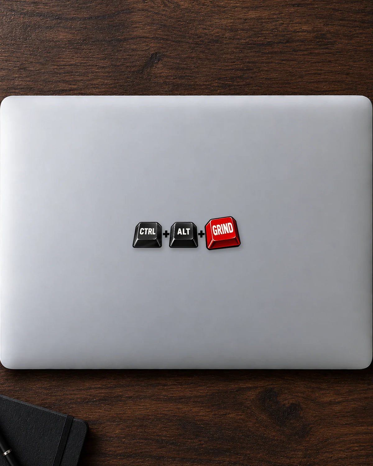 Ctrl Alt Grind hard surface patch mockup