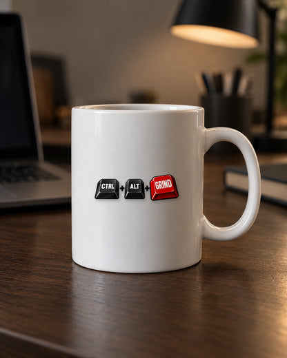 Ctrl Alt Grind hard surface patch mockup