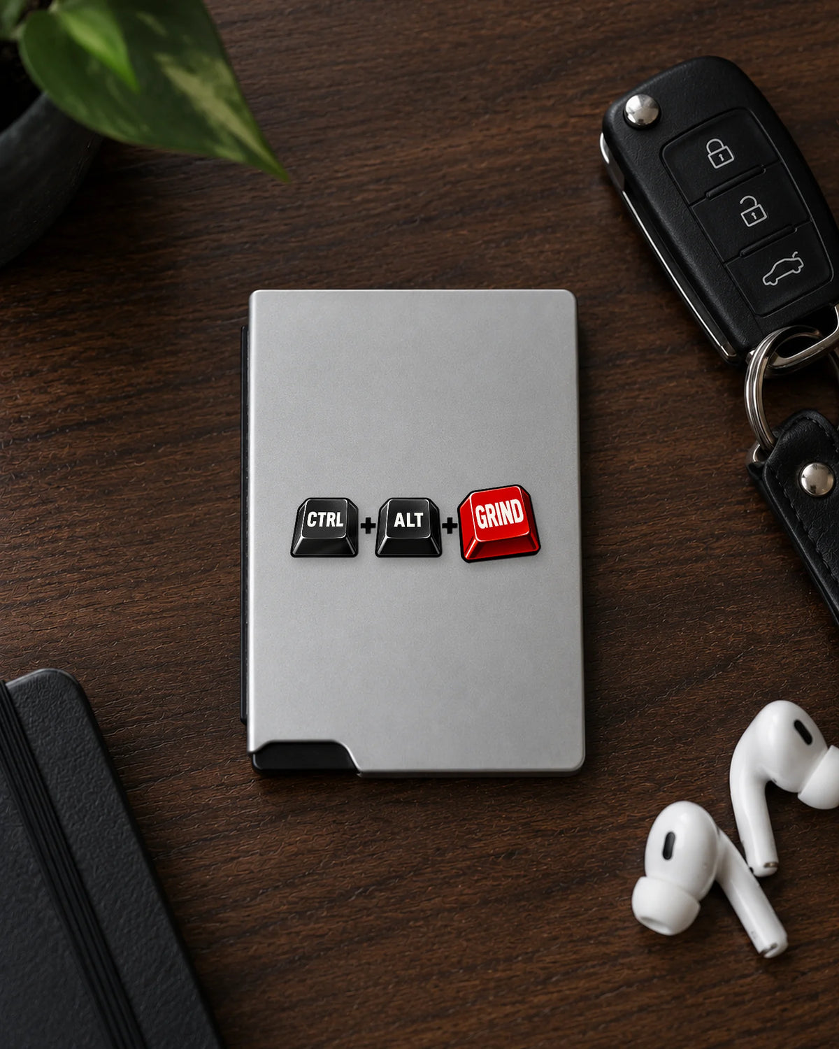 Ctrl Alt Grind hard surface patch mockup
