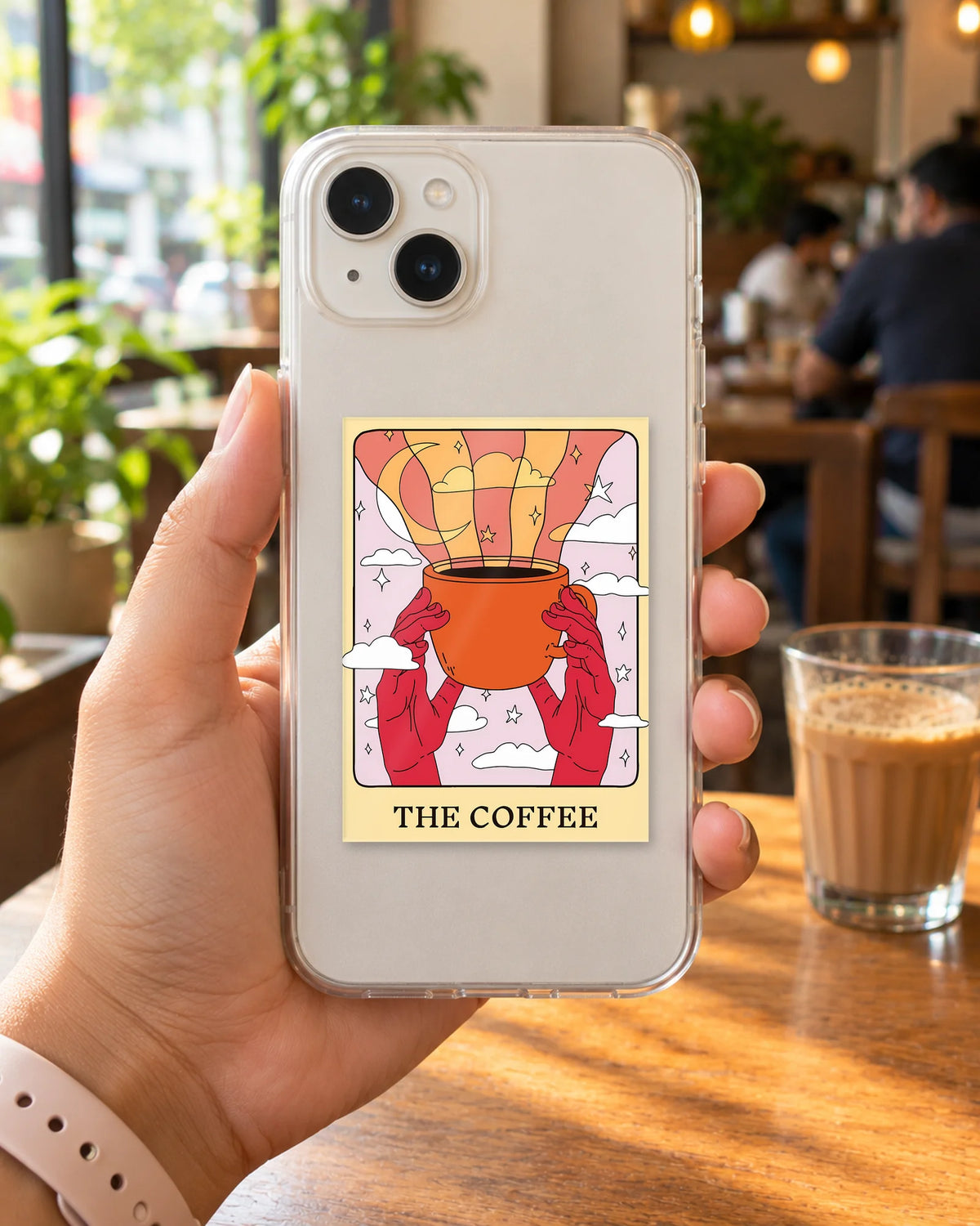 Cup of Destiny sticker mockup