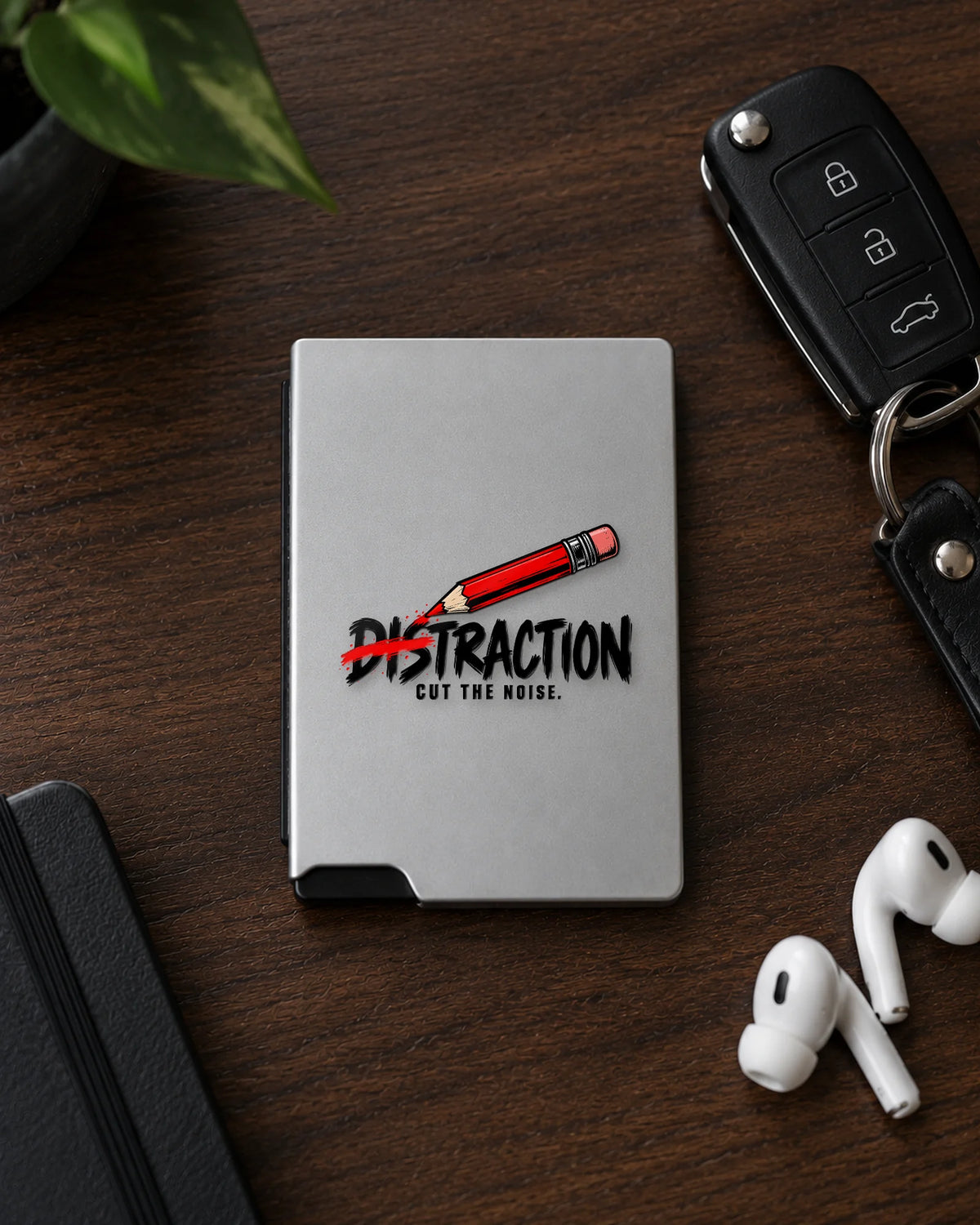 Cut The Noise hard surface patch mockup
