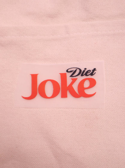 Diet Joke | Iron-on Patch | Moodvertising