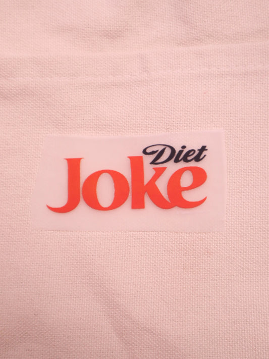 Diet Joke | Iron-on Patch | Moodvertising