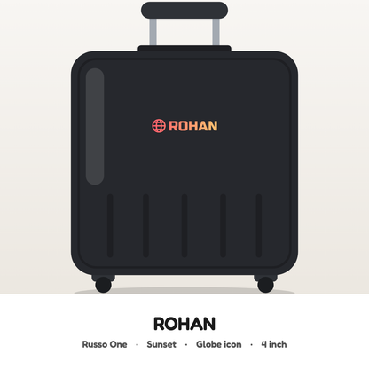 Your name on your luggage, customised hard surface name patch
