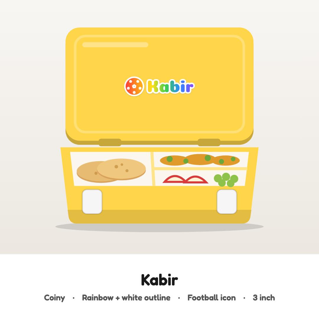 Your Child's Name on Their Tiffin Box | Customised Hard Surface Patch