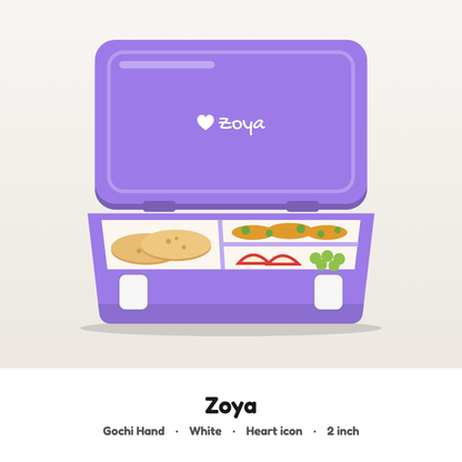 Your Child's Name on Their Tiffin Box | Customised Hard Surface Patch