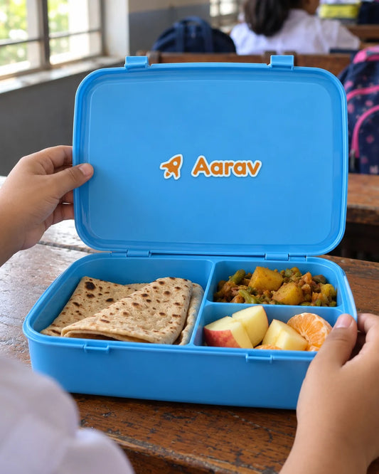 Your child's name on their tiffin box, customised hard surface name patch