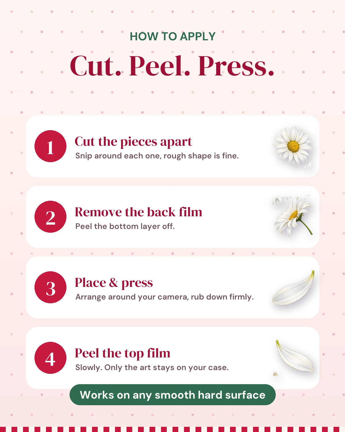 Daisy Duo: how to apply