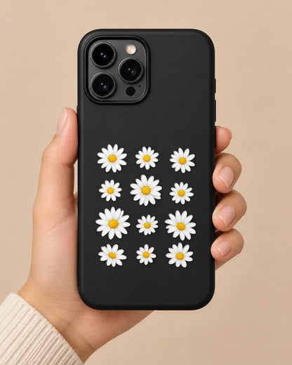 Daisy Nights phone makeover pack on a phone case