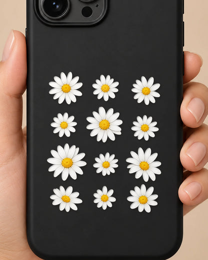 Daisy Nights phone case close-up