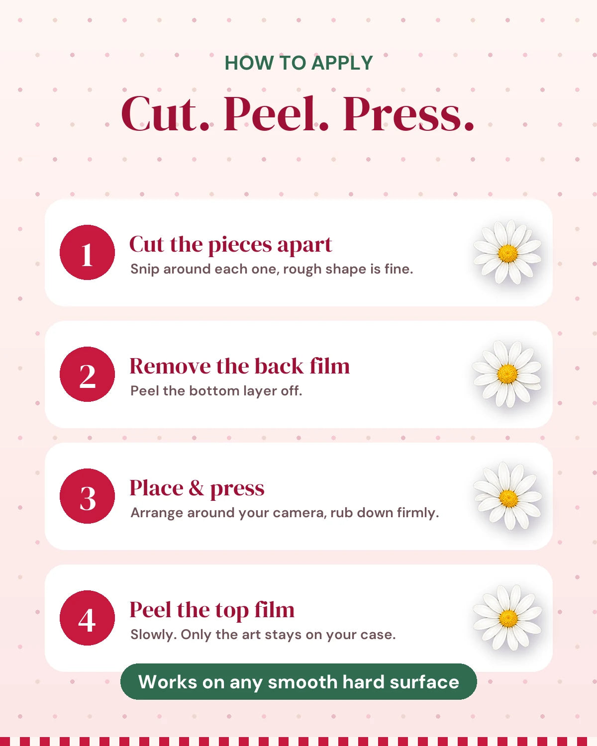 Daisy Nights: how to apply