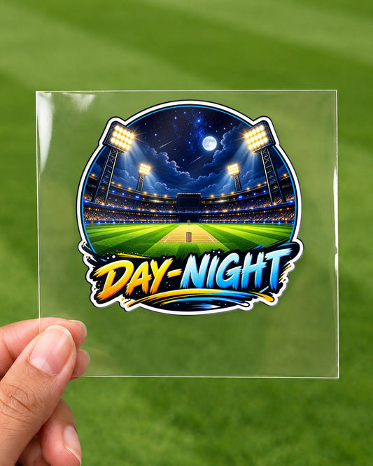 Day-Night hard surface patch on clear film