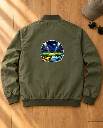 Day-Night iron-on patch on clothes