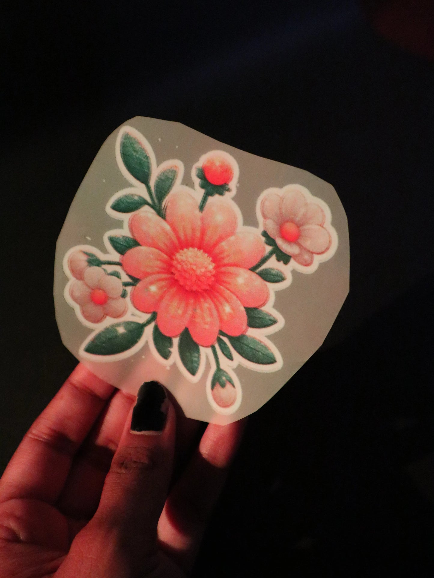 Peachy Bloom | Iron on patch | Pinterest Flowers