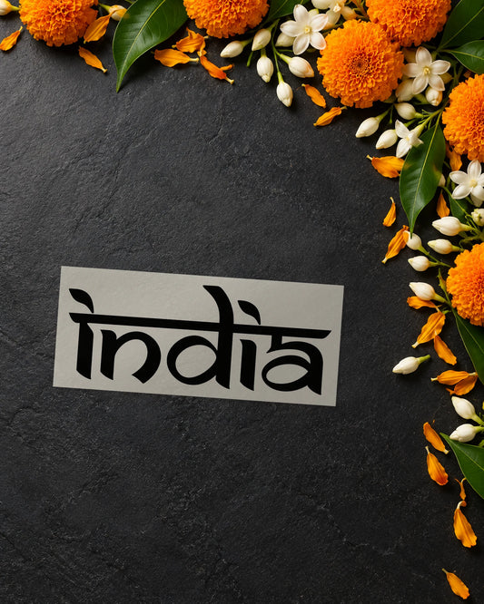 Desi India iron-on patch transfer